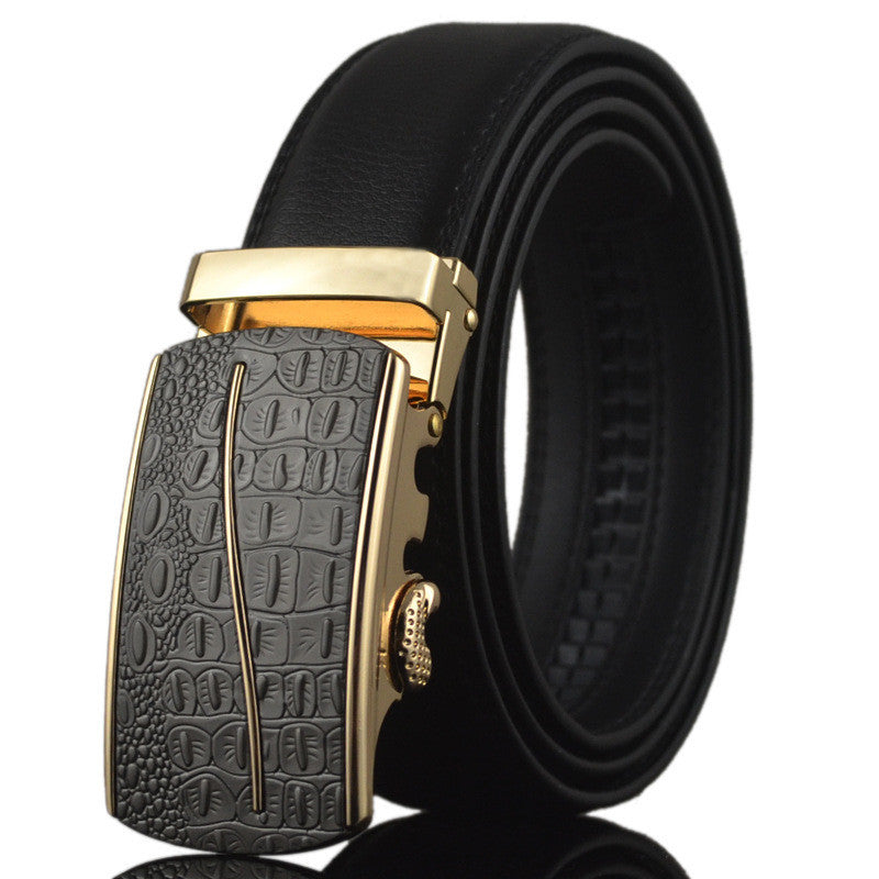 Business Belts For Men Ceinture Luxury Genuine Leather Belt Buckle Wide Belt Fashion Jeans Men Brand Pants Strap 130cm Q170-Dollar Bargains Online Shopping Australia