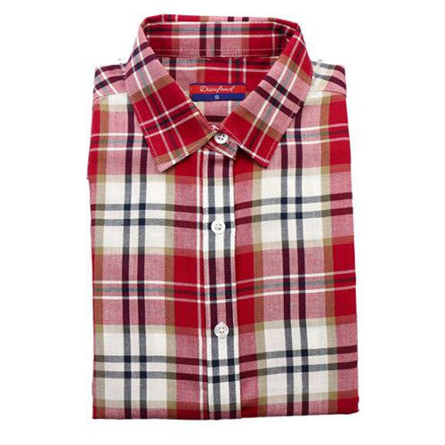 Online discount shop Australia - Brand New Fashion Women Blouses Long Sleeve Turn-down Collar Plaid Shirts Women Casual Cotton Shirt Style