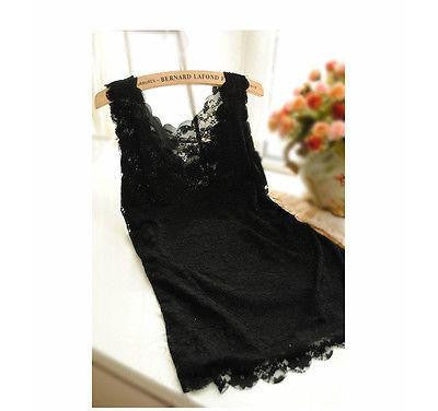 Women Candy Color Floral Lace Top Short Sleeve Blouse Crew Neck shirt