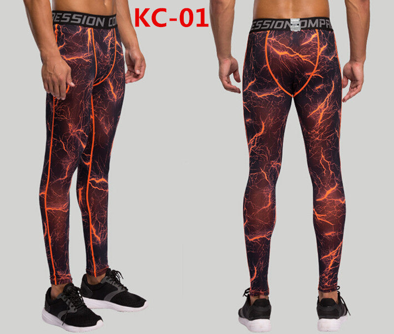 Men Compression Pants Tights Casual Bodybuilding Mans Trousers Brand Camouflage Army Green Skinny Leggings-Dollar Bargains Online Shopping Australia