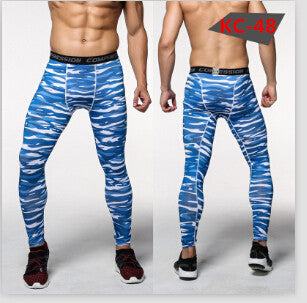 Men Compression Pants Tights Casual Bodybuilding Mans Trousers Brand Camouflage Army Green Skinny Leggings-Dollar Bargains Online Shopping Australia