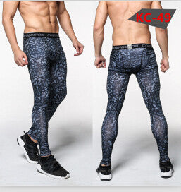 Men Compression Pants Tights Casual Bodybuilding Mans Trousers Brand Camouflage Army Green Skinny Leggings-Dollar Bargains Online Shopping Australia