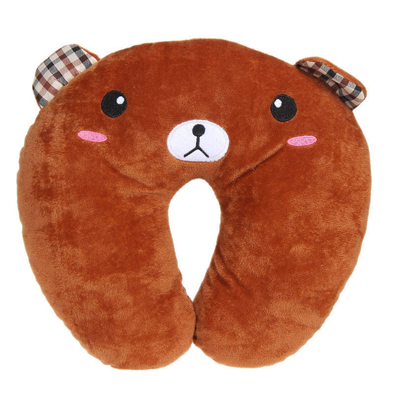 Online discount shop Australia - Comfortable Multi-Color Cartoon Animal U Shaped Travel Neck Pillow Cotton Pillows Support Head Rest Cushion