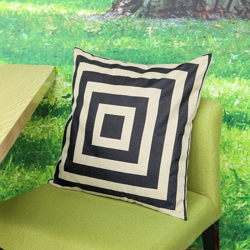 Online discount shop Australia - 45X45CM Cotton Blend Pillow Case Vintage Skull Linen Cotton Throw Pillow Case For Home Accessories