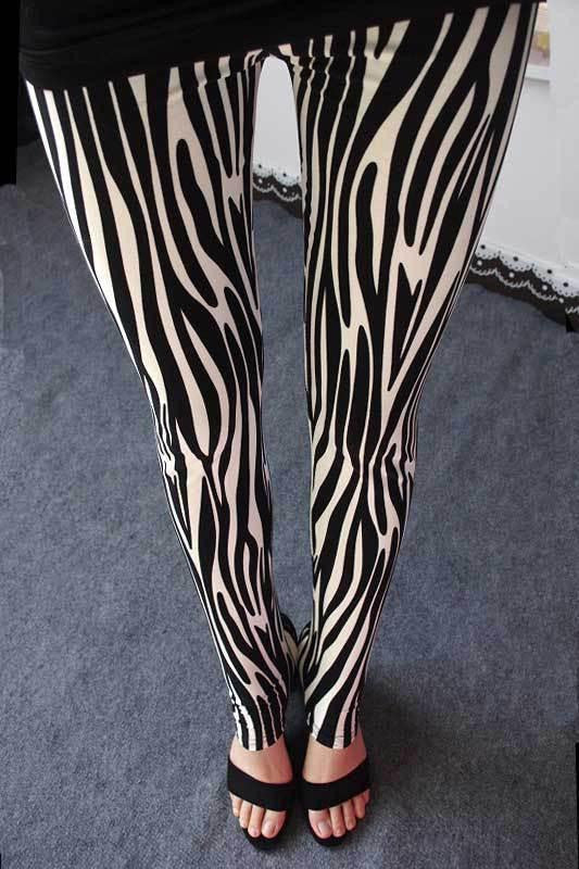 Womens Thin Stretch leggings Colored Stars Graffiti Slim Skinny Leggings Pants Female