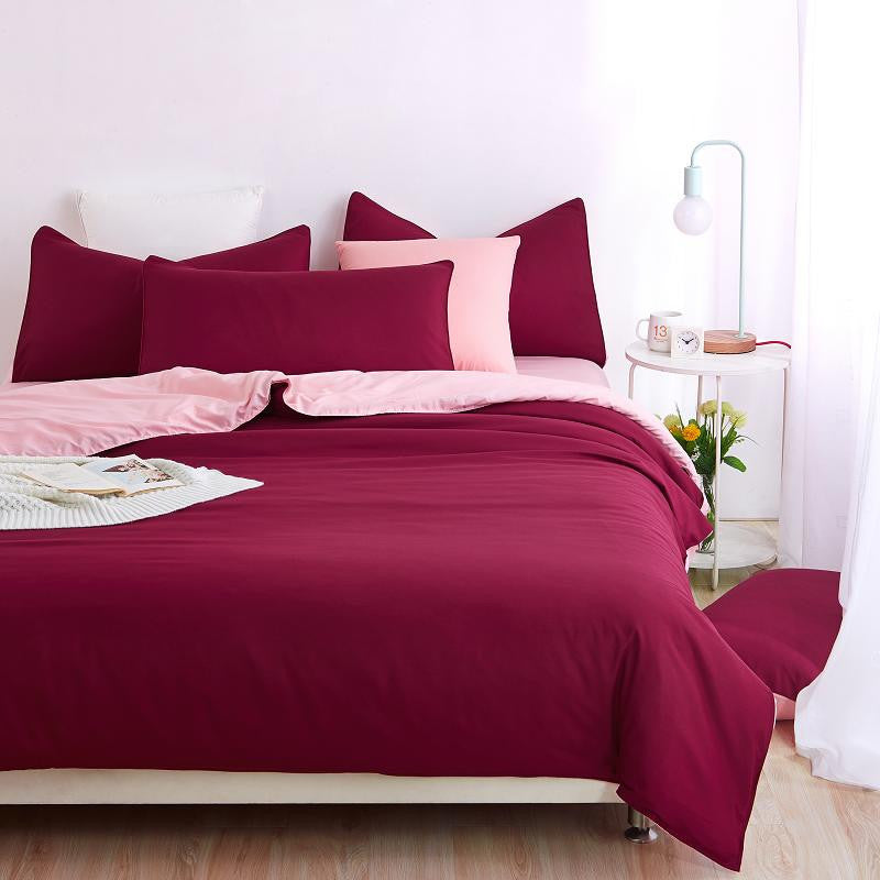 Online discount shop Australia - HOMETEXTILE BEDDING SET DUVET COVER 3/4PCS DUVET COVER SET QUILT COVER SET