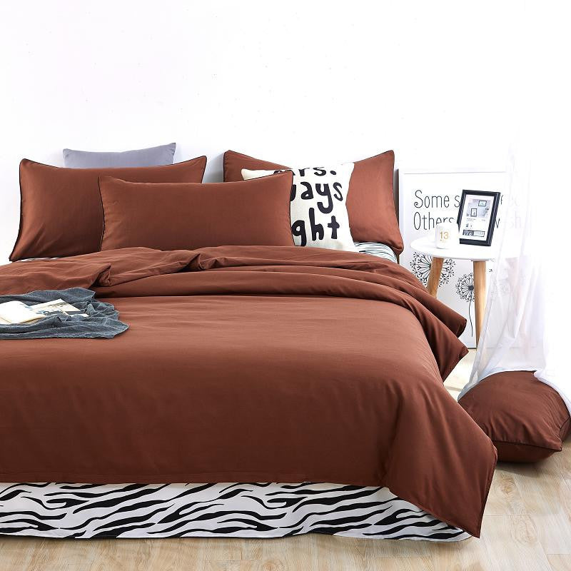 Online discount shop Australia - HOMETEXTILE BEDDING SET DUVET COVER 3/4PCS DUVET COVER SET QUILT COVER SET