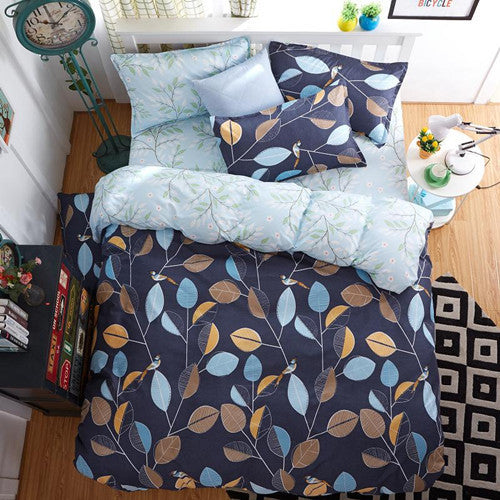 Reactive Printing BEDDING 4pcs Bedding Set duvet cover set queen king size QUILT COVER SET-Dollar Bargains Online Shopping Australia