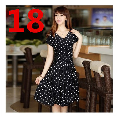 Women Spring Boho Asymmetrical One-piece Floral Print Plus Size Clothing V-neck Short-sleeve Summer Beach Dress QA282
