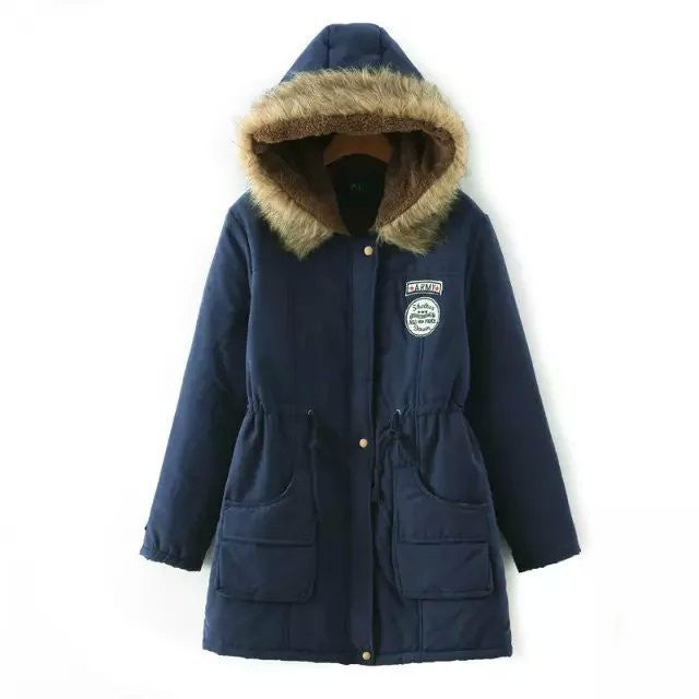 Parkas Female Women Coat Thickening Cotton Jacket Womens Outwear Parkas for Women