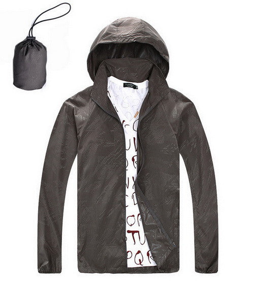 Online discount shop Australia - Men Women Quick Dry Anti-Uv Waterproof Thin Jacket Windbreakers Breathable Coat Male Trekking Casual Sportwear,UA195