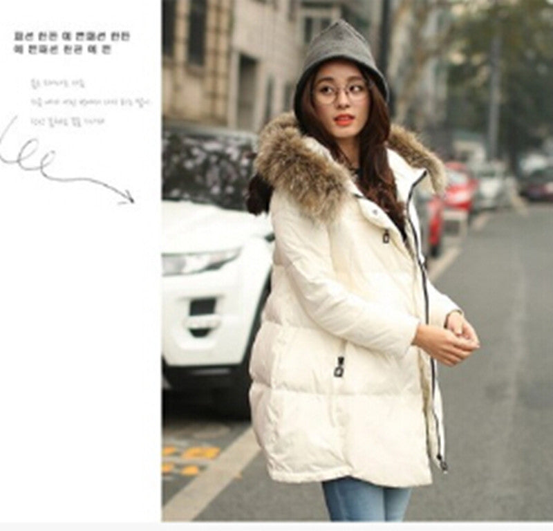 Coats Jackets Parka Hooded Jacket Women Fur Collar Coat Women Zipper Women's Jacket H51604