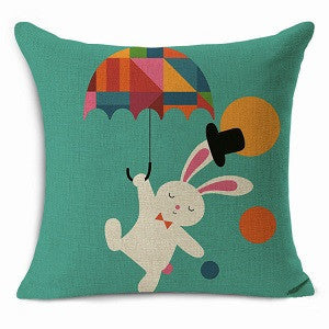 Online discount shop Australia - cute horse/rabbit/lion Cushion Pillow Almofadas Para Sofa Cushion Decorative Pillow Home Decor Sofa Throw Pillow Cushion 45*45