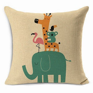 Online discount shop Australia - cute horse/rabbit/lion Cushion Pillow Almofadas Para Sofa Cushion Decorative Pillow Home Decor Sofa Throw Pillow Cushion 45*45
