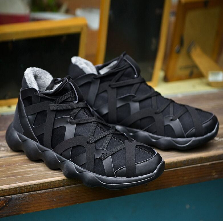 Plush Warm Unisex Sport Casual Shoes Mix Fashion Men Women Breathable Flats Shoes Student Couples Casual Shoes