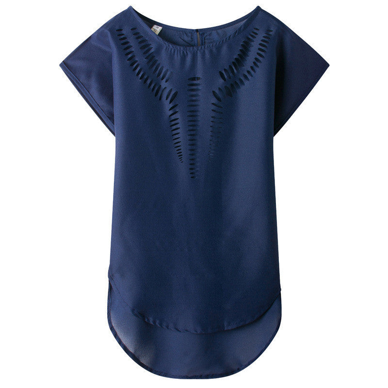 Online discount shop Australia - Fashion Design Vintage Hollow Out Chiffon Blouse Shirt Women Tops Sweet Cute Plus Size Women Clothing