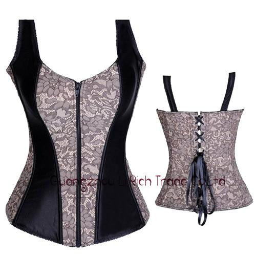 Women Steampunk Renaissance Corset Lace Up boned Bustier Waist Cincher Corsets Waist Cincher Plus Size