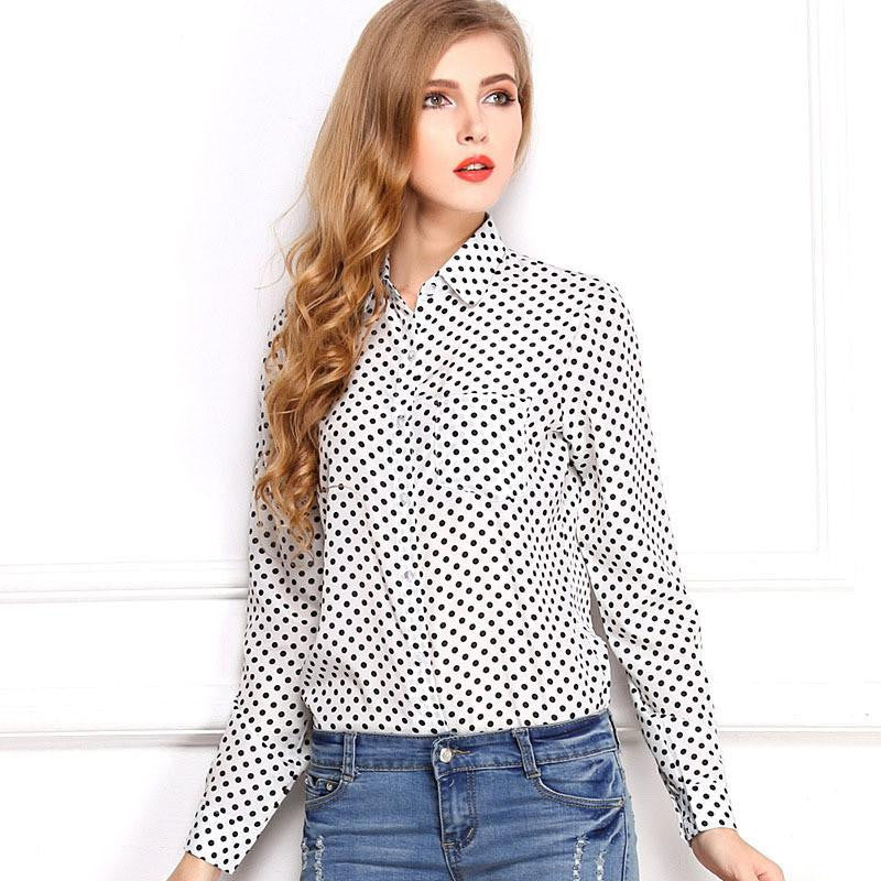 White Black Long Sleeve Women's Blouses Shirts Kiss Red Lip Print Casual Tops Loose Plus Size Lady Button Leopard