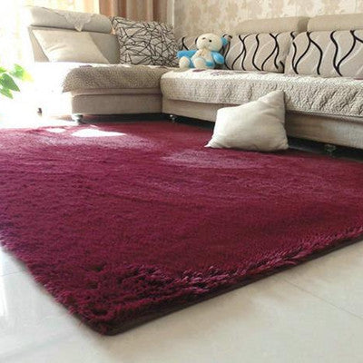 Online discount shop Australia - 1PCS 80x120cm Explosion Models Silky Carpet Mats Sofa Bedroom Living Room Anti-Slip Floor Carpets Bedroom Soft Mat Home Supplies