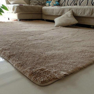 Online discount shop Australia - 1PCS 80x120cm Explosion Models Silky Carpet Mats Sofa Bedroom Living Room Anti-Slip Floor Carpets Bedroom Soft Mat Home Supplies