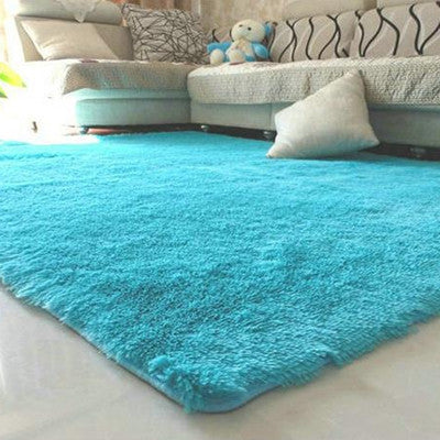 Online discount shop Australia - 1PCS 80x120cm Explosion Models Silky Carpet Mats Sofa Bedroom Living Room Anti-Slip Floor Carpets Bedroom Soft Mat Home Supplies