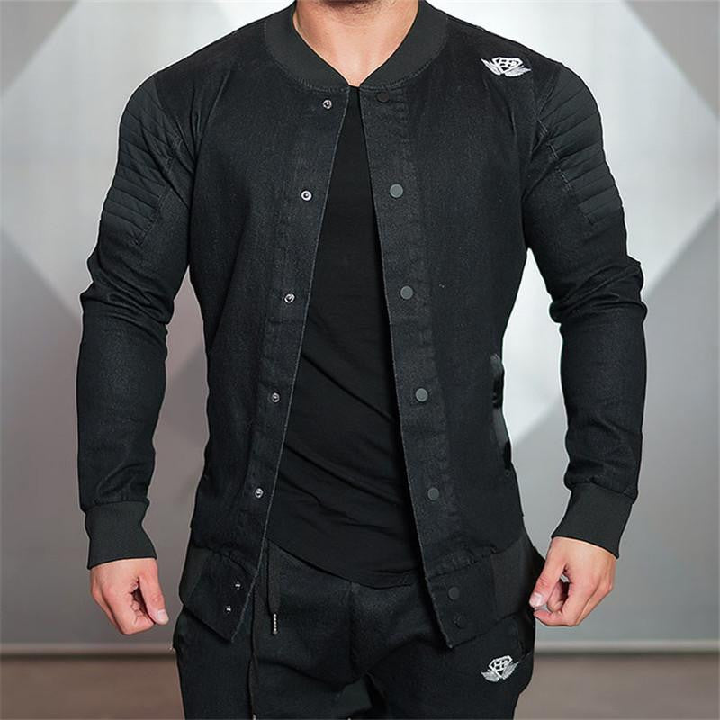 Boutique Brand Jacket Men Slim Fit Male Casual Jackets For Men