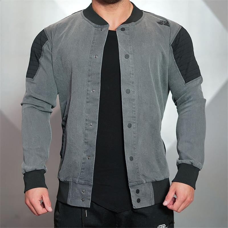 Boutique Brand Jacket Men Slim Fit Male Casual Jackets For Men