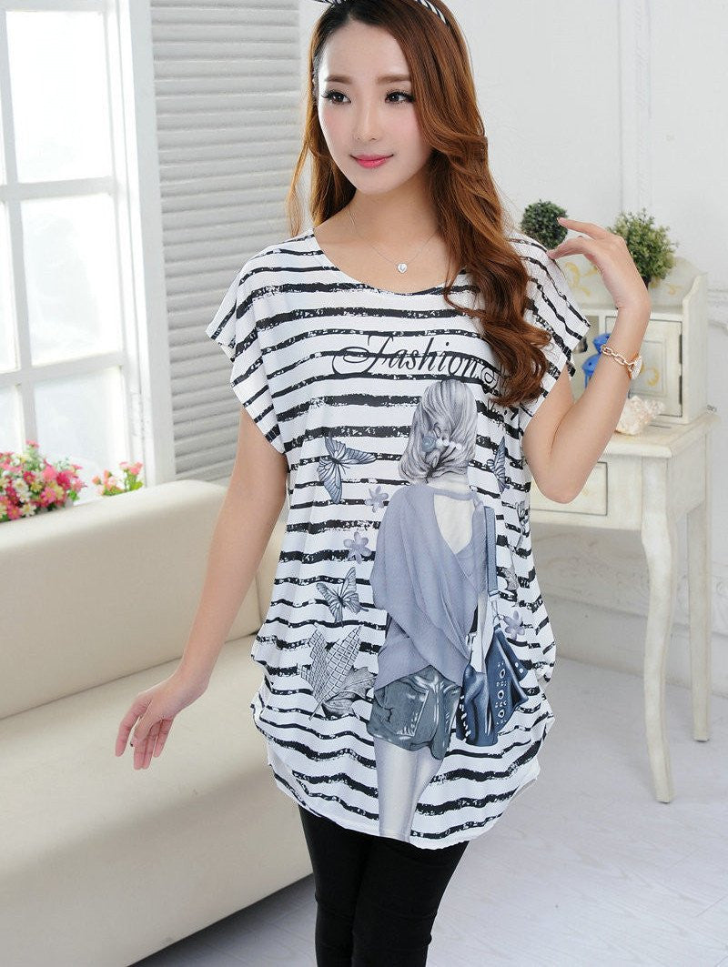 T Shirt Dress Plus Size Women Printing mini dress short sleeve Loose Casual TEES Tops fashion elegant dresses 4xL 5XL