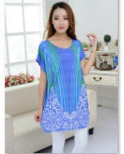 T Shirt Dress Plus Size Women Printing mini dress short sleeve Loose Casual TEES Tops fashion elegant dresses 4xL 5XL