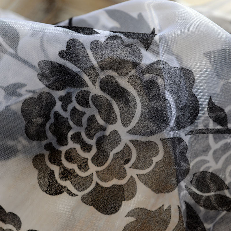 Online discount shop Australia - Fashion 1*2M Butterfly Voile Door Curtain Panel Window Room Divider Sheer Curtain