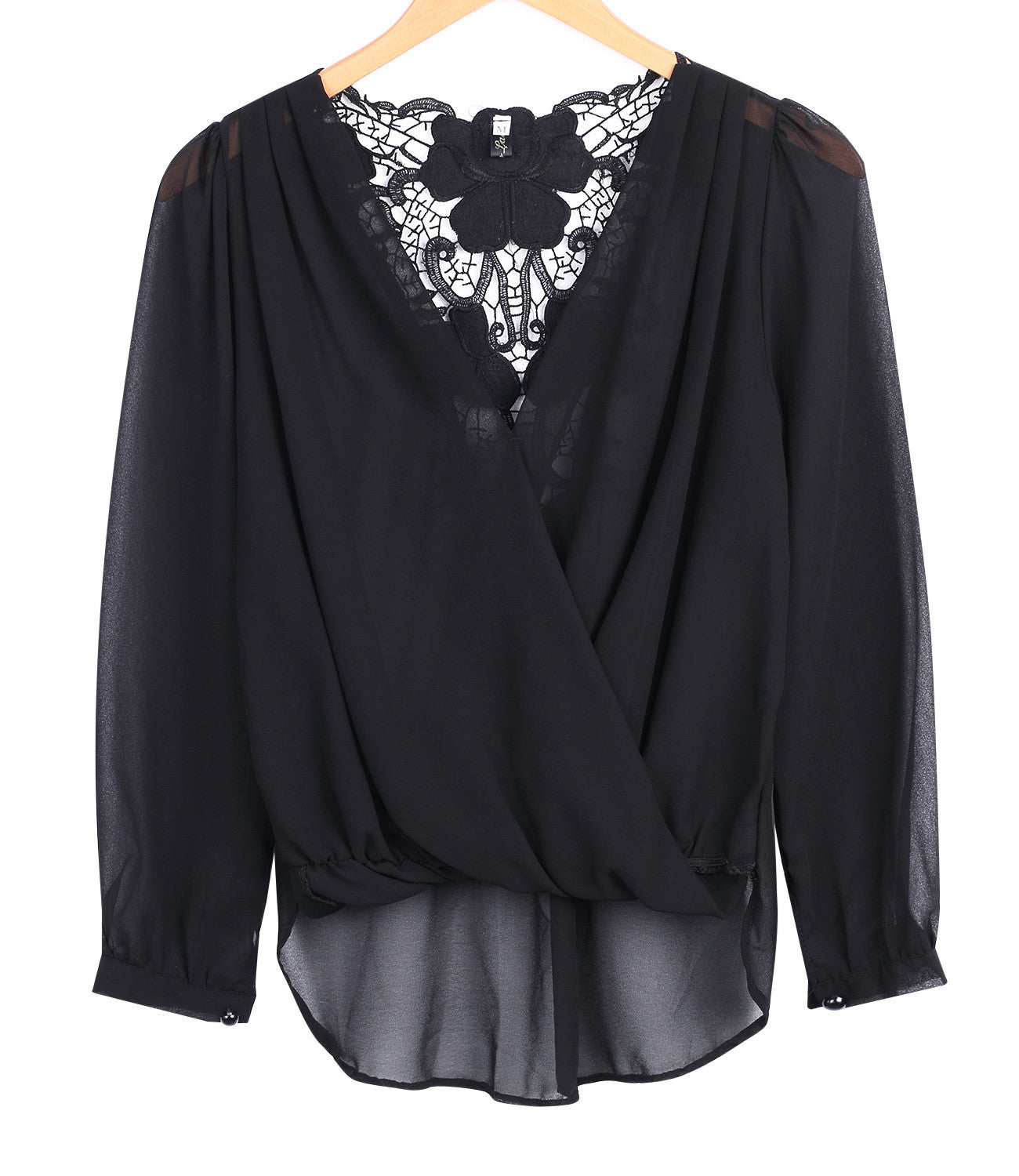 Fashion Fashion Women V-neck Tops Tee Long Sleeve Shirt Casual Blouse Loose shirt