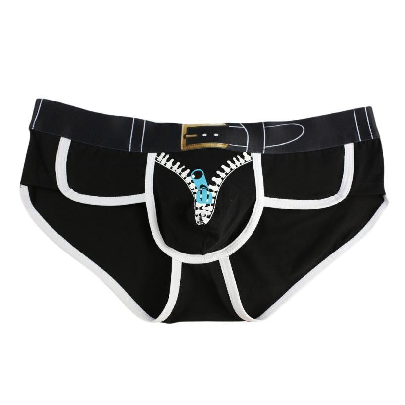 Temptation The Underwear Solid Nylon Spandex Briefs Ice Breathable Transparent Underwear Men Brand Mens Brief #2458