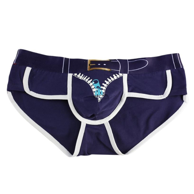 Temptation The Underwear Solid Nylon Spandex Briefs Ice Breathable Transparent Underwear Men Brand Mens Brief #2458