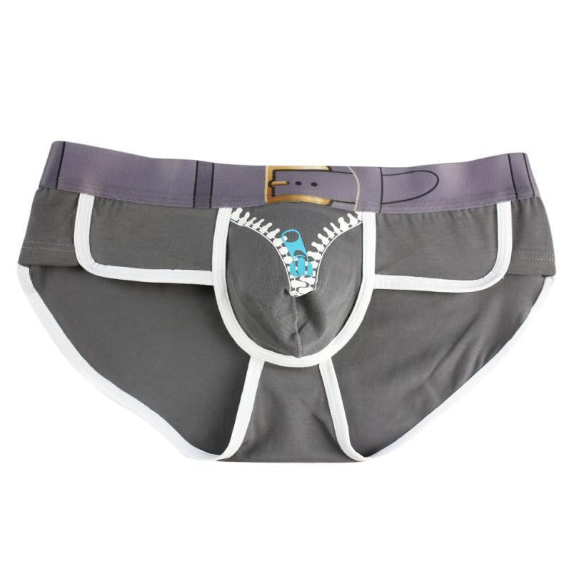 Temptation The Underwear Solid Nylon Spandex Briefs Ice Breathable Transparent Underwear Men Brand Mens Brief #2458