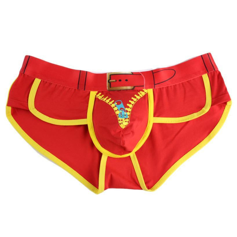 Temptation The Underwear Solid Nylon Spandex Briefs Ice Breathable Transparent Underwear Men Brand Mens Brief #2458