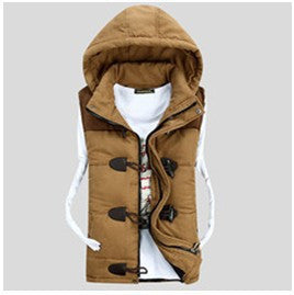 Online discount shop Australia - Men Down Vest Brand New Fashion Men's Sleeveless Jacket Casual Coat Cotton Brand  Outdoors Waistcoat