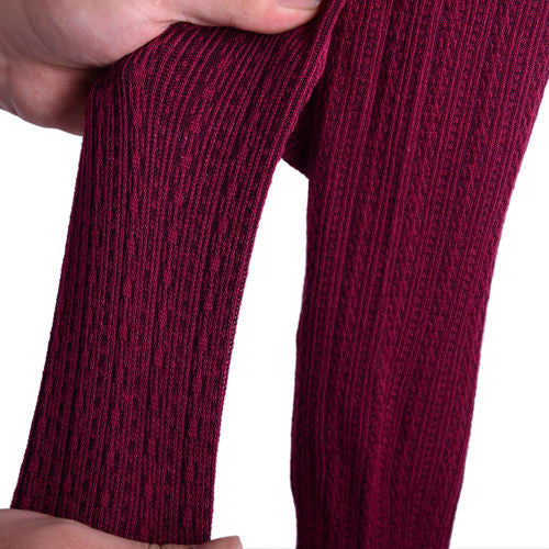 Leggings For Women Casual Warm Winter Stirrup Legging Line Stripe Knitted Thick Slim Leggings Super Elastic-Dollar Bargains Online Shopping Australia