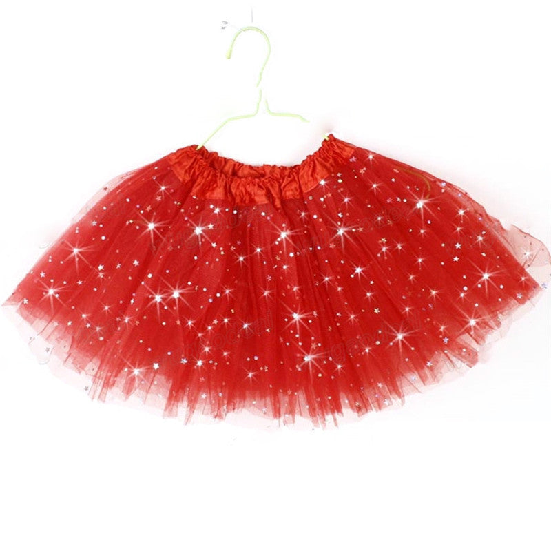 Online discount shop Australia - Children Fluffy Pettiskirts Tutu Saias Baby Girls Skirts Princess Skirt Girls Dance Wear Party Clothes 2-7Y