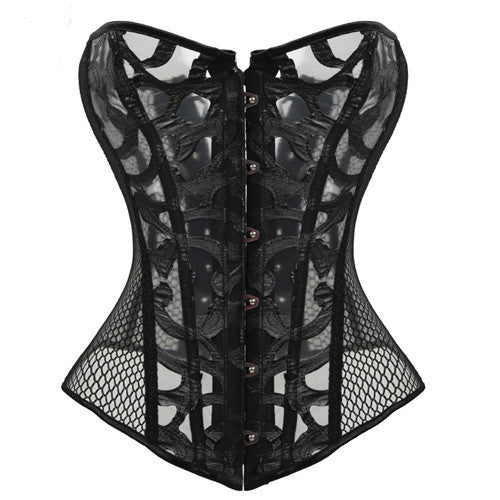 Online discount shop Australia - corset waist trainer corset Corset steampunk gothic waist trainer steel bone corselet Bustier corselet waist trainer women