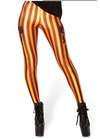 Online discount shop Australia - Fashion Striped Series Printed Style Creative Leggins Fitness Women Sexy Pants