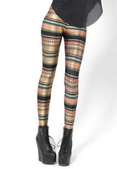 Online discount shop Australia - Fashion Striped Series Printed Style Creative Leggins Fitness Women Sexy Pants