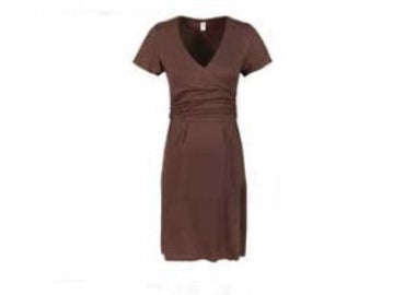 Comfortable Maternity Dress V-neck Pregnant Dress S M L XL Women's Vestidos Plus Size Nursing Clothes Black Red Blue-Dollar Bargains Online Shopping Australia
