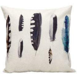 Online discount shop Australia - Modern Simple Plant Decorative Pillow Case Chair Waist Square 45x45cm Cotton Linen Pillow Cover Home Textile Living