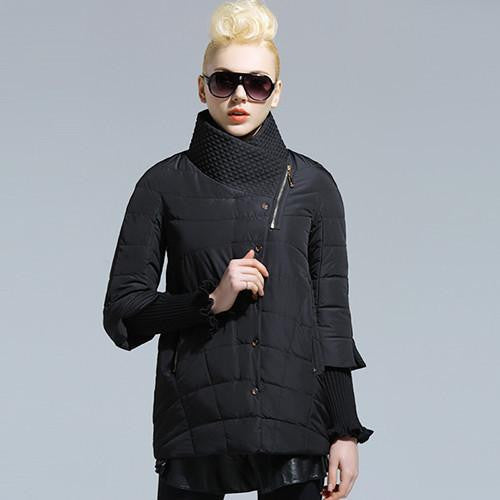 Warm Cotton Clothing Cotton padded Coat Women's Clothing Three Quarter Sleeve Coat Jacket Windbreaker