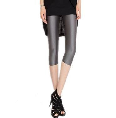 Solid Candy Neon Women Summer Leggings High Stretched Jeggings Fitness Clothing Ballet Cropped Trousers