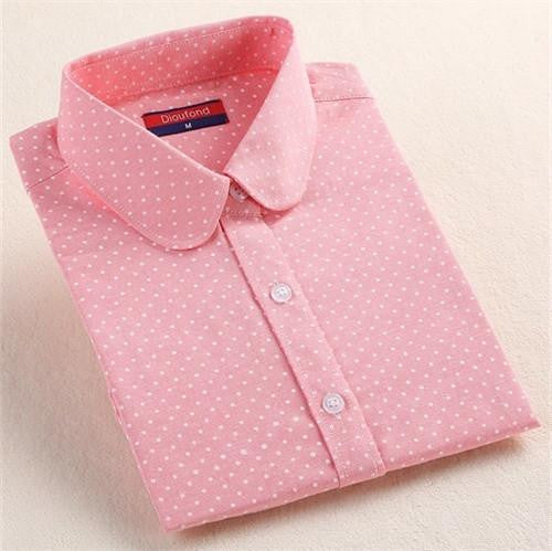 Vintage Top Floral Shirts Women Cotton Linen Blouses Elegant Ladies Tops Long Sleeve Shirt Casual Women Clothing