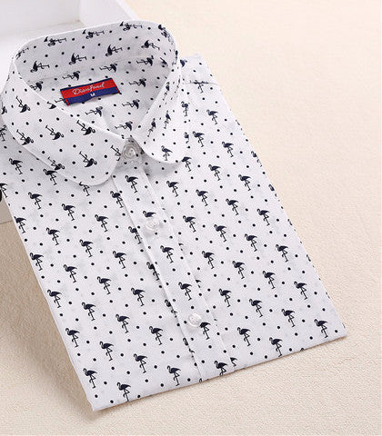 Online discount shop Australia - Floral Shirts Women Blouses Blouse Cotton Long Sleeve Shirt Women Tops And Blouses New Fashion 5XL