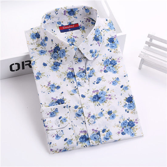 Online discount shop Australia - Floral Shirts Women Blouses Blouse Cotton Long Sleeve Shirt Women Tops And Blouses New Fashion 5XL