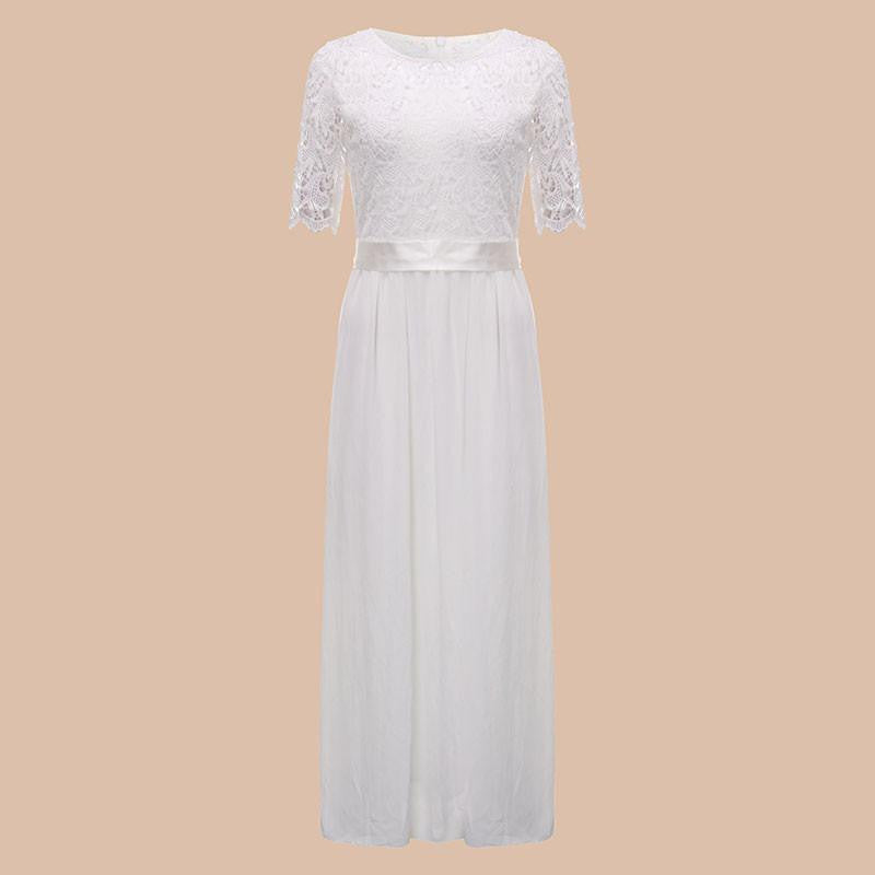 Summer Women Vestido De Festa Vintage Elegant Party Long Dresses Robe Femme Plus Size 5XL Lace Maxi Dres