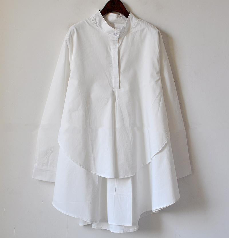 Women Blouses Women Tops Shirt Black White Long-sleeve Shirt Female Shirt